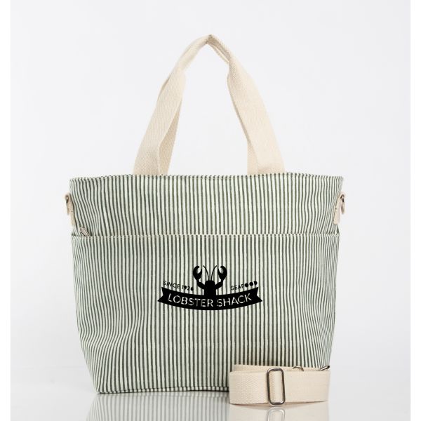 Stripes Cooler Tote