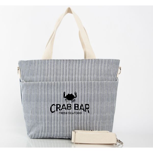 Stripes Cooler Tote